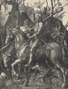 Rycerz, Śmierć i Diabeł, 1513. autorstwa Albrecht Dürer
