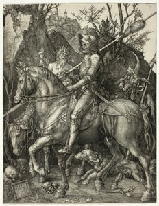 Rycerz, Śmierć i Diabeł autorstwa Albrecht Dürer