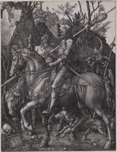 Rycerz, Śmierć i Diabeł autorstwa Albrecht Dürer