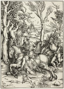Rycerz i Landsknecht autorstwa Albrecht Dürer
