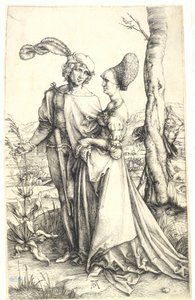 Spacer (Bartsch 94) autorstwa Albrecht Dürer