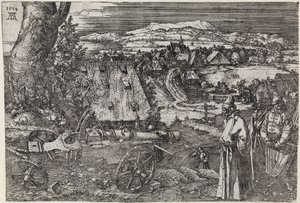 Pejzaż z armatą (Wielka armata; Armata) autorstwa Albrecht Dürer