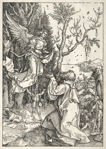 Życie Dziewicy: Joachim i Anioł, ok. 1930 1504. autorstwa Albrecht Dürer
