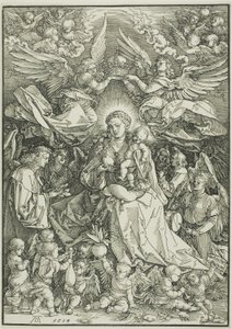 Madonna Królowa Aniołów autorstwa Albrecht Dürer