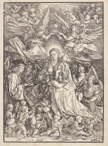Madonna Królowa aniołów autorstwa Albrecht Dürer