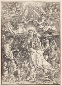 Madonna Królowa aniołów autorstwa Albrecht Dürer