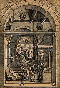 Maria Verkundigung, Zwiastowanie, ok. 1503. autorstwa Albrecht Dürer