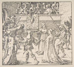Taniec maskarady z pochodniami, 1922. autorstwa Albrecht Dürer