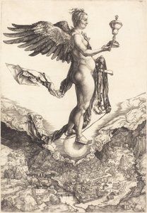 Nemezis (Wielka Fortuna) autorstwa Albrecht Dürer