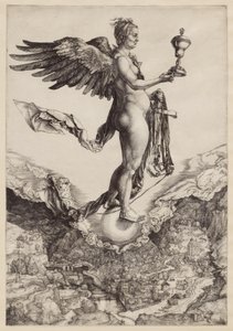 Nemezis (Wielka fortuna) autorstwa Albrecht Dürer