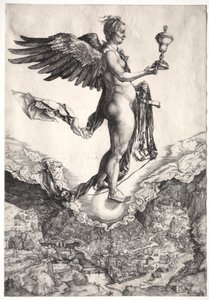Nemezis, ok. 1501-1502. autorstwa Albrecht Dürer