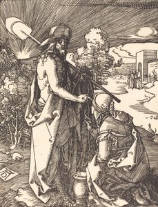 Noli Me Tangere, prawdopodobnie ok. 15091510. autorstwa Albrecht Dürer