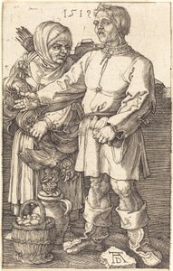 Para Chłopska na Rynku autorstwa Albrecht Dürer