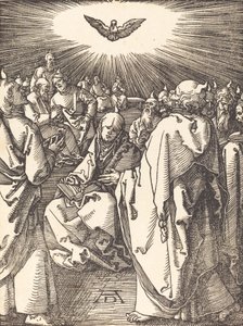 Pięćdziesiątnica, prawdopodobnie ok. 15091510. autorstwa Albrecht Dürer