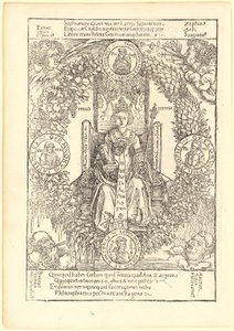 Filozofia (Philosophia) autorstwa Albrecht Dürer