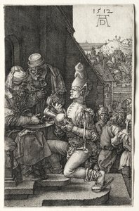 Piłat myjący ręce, 1512. autorstwa Albrecht Dürer