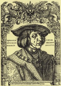 Portret cesarza Maksymiliana autorstwa Albrecht Dürer