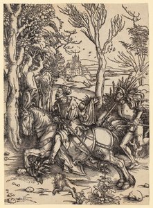 Jeździec i landsknecht