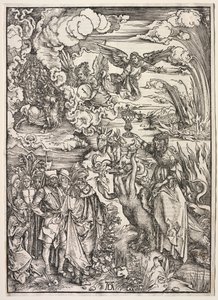 Objawienie św. Jana: Kobieta z Babilonu, 1511. autorstwa Albrecht Dürer