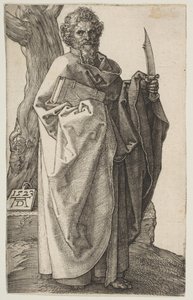 Św. Bartłomiej, 1523. autorstwa Albrecht Dürer