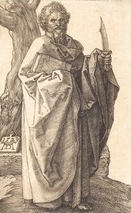 Św. Bartłomiej, 1523. autorstwa Albrecht Dürer