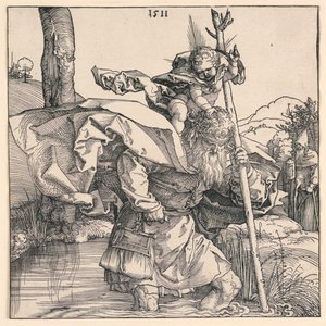 Święty Krzysztof autorstwa Albrecht Dürer