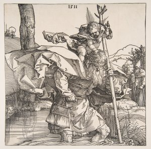 Święty Krzysztof autorstwa Albrecht Dürer