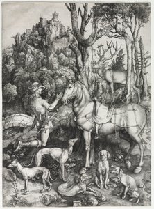 Święty Eustachy autorstwa Albrecht Dürer