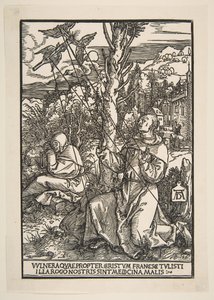 Stygmaty św. Franciszka, ca. 1503. autorstwa Albrecht Dürer