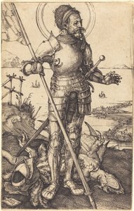 Stojący św. Jerzy autorstwa Albrecht Dürer