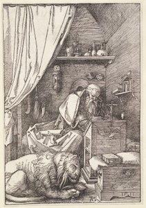 Święty Hieronim w celi autorstwa Albrecht Dürer