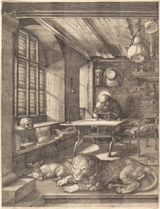 Święty Hieronim w swoim gabinecie autorstwa Albrecht Dürer