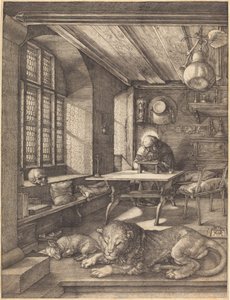 Święty Hieronim w pracowni autorstwa Albrecht Dürer