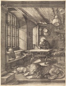 Święty Hieronim w swojej pracowni autorstwa Albrecht Dürer