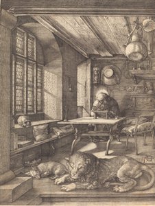 Święty Hieronim w swoim gabinecie, 1514. autorstwa Albrecht Dürer