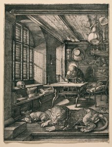 Święty Hieronim w swojej celi autorstwa Albrecht Dürer