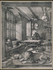 Święty Hieronim w swojej pracowni autorstwa Albrecht Dürer