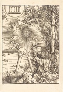 Święty Jan pożerający księgę autorstwa Albrecht Dürer