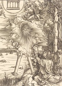 Św. Jan pożerający księgę, 1498. autorstwa Albrecht Dürer