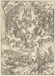 Święty Jan przed Bogiem i starszymi autorstwa Albrecht Dürer