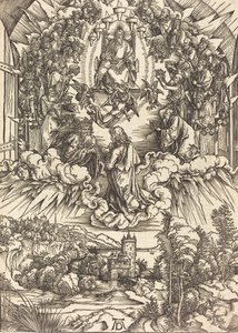 Święty Jan przed Bogiem i starszyzną, prawdopodobnie ok. 14961498. autorstwa Albrecht Dürer