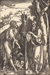 Św. Jan Chrzciciel i Św. 1504. autorstwa Albrecht Dürer