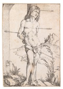 Św. Sebastian pod Kolumną, ok. 1930 1500. autorstwa Albrecht Dürer