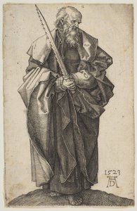 Św. Szymon, 1523. autorstwa Albrecht Dürer
