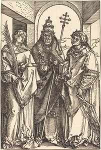 Święci Szczepan, Sykstus i Wawrzyniec autorstwa Albrecht Dürer
