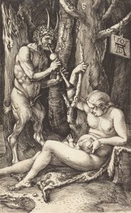 Rodzina Satyrów, 1505. autorstwa Albrecht Dürer