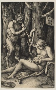 Rodzina Satyrów, 1505. autorstwa Albrecht Dürer