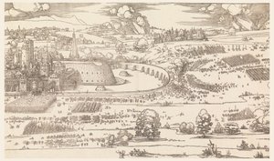 Oblężenie miasta (część 1) autorstwa Albrecht Dürer