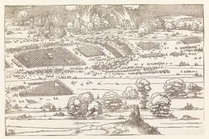 Oblężenie miasta (część 2) autorstwa Albrecht Dürer