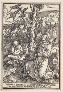 Stygmatyzacja św. Franciszka autorstwa Albrecht Dürer
